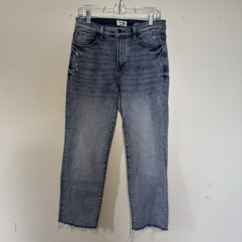 Kenzie Women's Denim Vintage Luxe "The Allie" High Rise Slim Straight 10/30